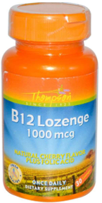 B12 LOZENGE 1000mcg 30 Pastilhas