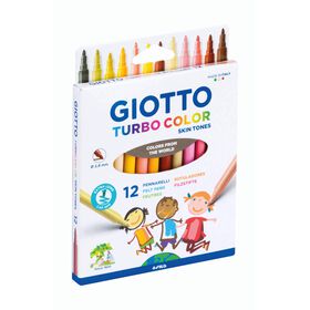 MARCADOR GIOTTO TURBO COLOR SKIN TONES 12UN
