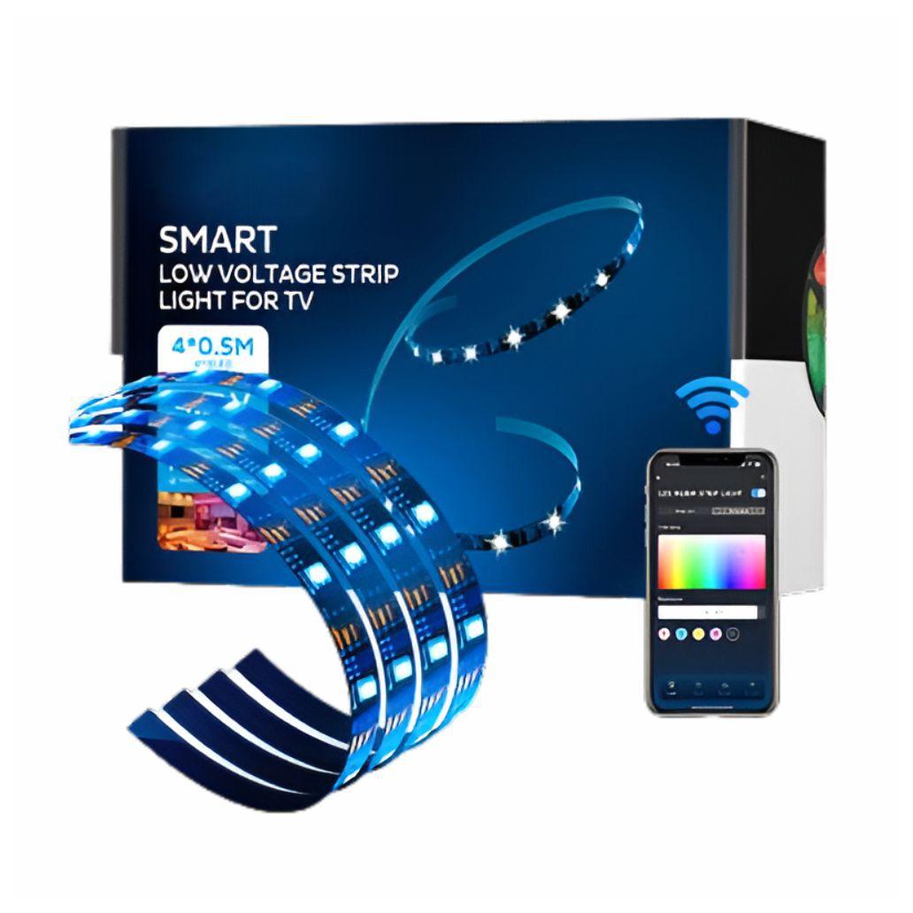 Kit 4 fitas led smart RGB c/ WI-FI 4x 50cm