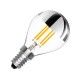 Lampada led E14 G45 3.5W regulável filamento c/reflector