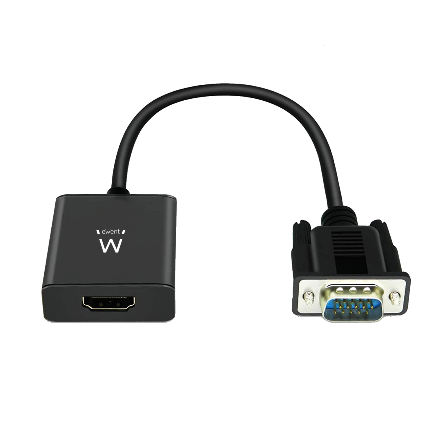 CABO CONVERSOR VGA MACHO - HDMI FÊMEA COM ÁUDIO 0.20m