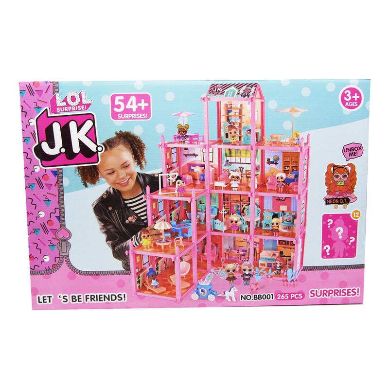 LOL SUPRISE DOLL HOUSE 265 PCS