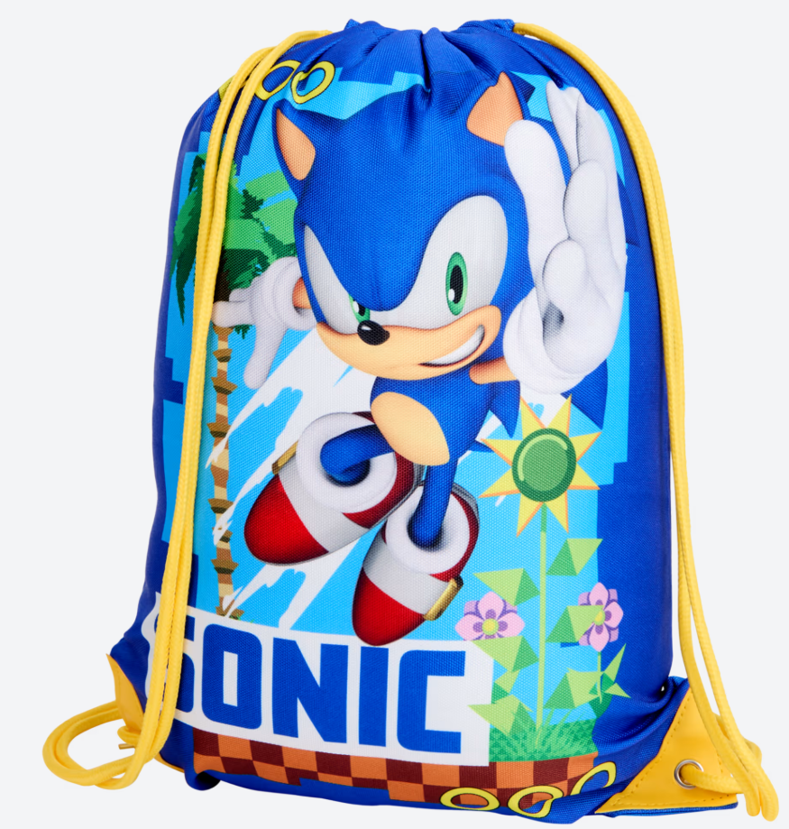 Saco Mochila Sonic 32x40cm 