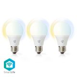 LÂMPADA LED BRANCO | QUENTE E FRIO | PACK 3 | WI-FI | E27 | 806 lm | 9 W