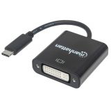 ADAPT USB-C (M) PARA DVI (F) MANHATTAN