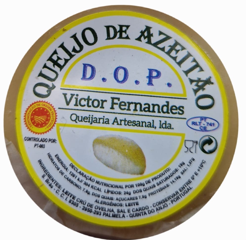 QUEIJO AMANTEIGADO OVELHA  "QUEIJO DE AZEITÃO" QJ. ARTESANAL V. FERNAND. PEQ. 