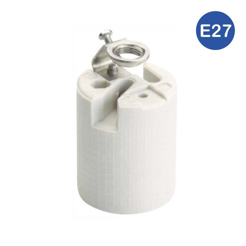 Suporte E27 porcelana