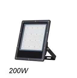 Projetor led SMD2835 200W PRO ELEGANCE IP65 preto