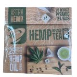 Chá verde de cânhamo Astra 25mg óleo de cânhamo(caixa de 20 saquetas de chá pirâmide)