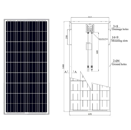 SUNTCH POLI PAINEL SOLAR 150WP