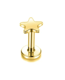 Piercing Estrela GOLD lisa