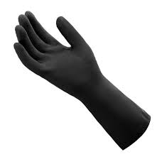 Luvas Borracha Neoprenes Pretas Nº 10 JUBA