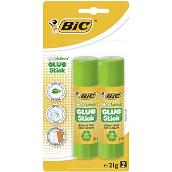 COLA GLUE STICK 21GR 2 UN BIC