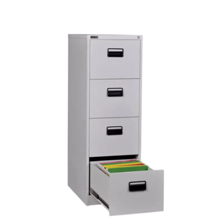 ARQUIVO DE AÇO 4 GAVETAS CINZA
