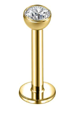 Ponto luz Clava 3mm Titânio Gold 