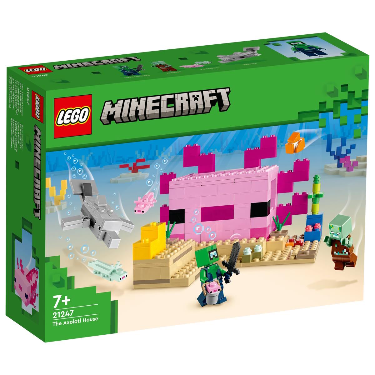 LEGO MINECRAFT A CASA DE AXOLOTL 21247