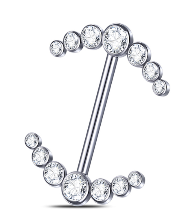 Piercing 7 - mamilo titânio 