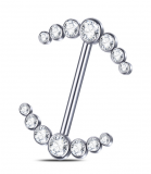 Piercing 7 - mamilo titânio 