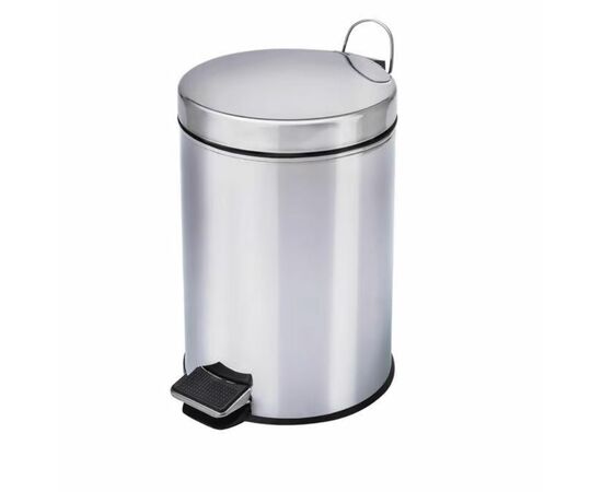 Balde de Lixo Multiuso Aço Inox c/ Cesto Removível