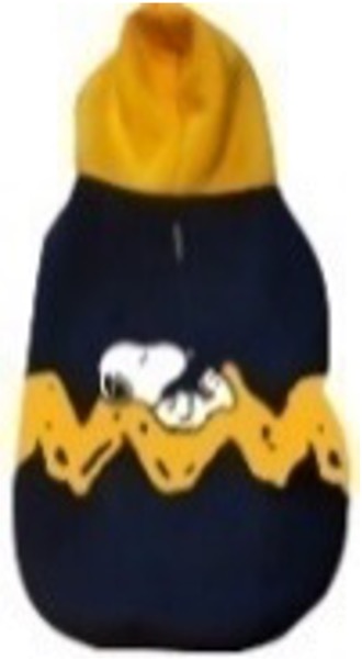 Hoodie Sweatshirt Snoopy Sleeping -XS