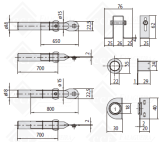 Tranca Segurança P/Fechadura Cisa 06425