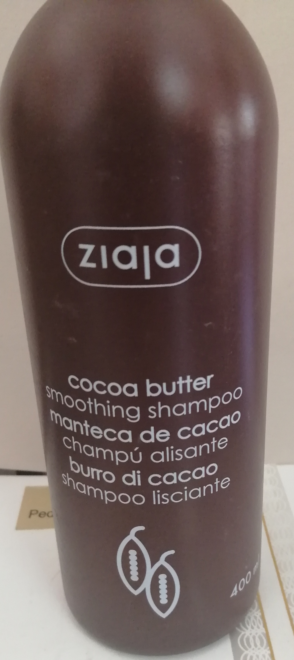 ziaja- shampoo de manteiga de cacau( champo de cacau)