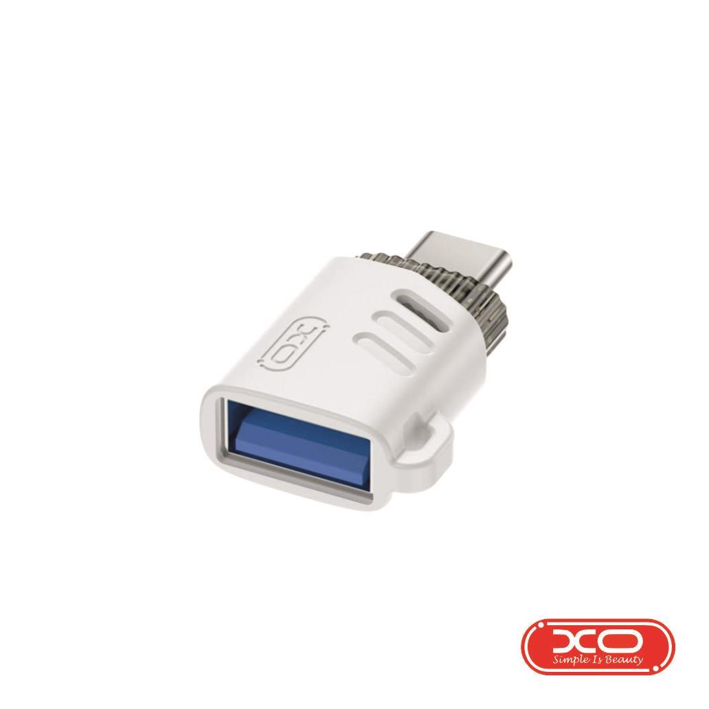 Adaptador USB-A 3.0 femea P/ USB-C macho OTG branco