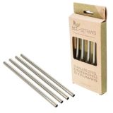 Palhinhas de Inox (6mm x 145mm) direitas