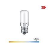 Lâmpada Tubular Led E14 1,8W 130lm 6400K Luz Fria Ø1,8x4,8cm EDM