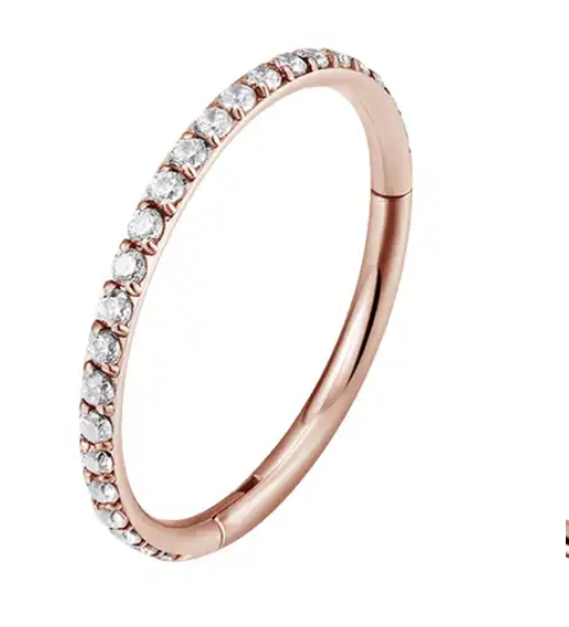 Argola Rose Gold 12mm