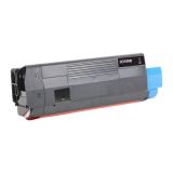 Toner para OKI C 3100, 3200, 5100, 5150, 5200, 5300, 5400, 5510 MFP, 5250, 5450, 5510 MFP, 5540 MFP - 43640302 - preto - 5.000 páginas