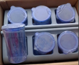 Separador organizador de gavetas 6 Frascos potes