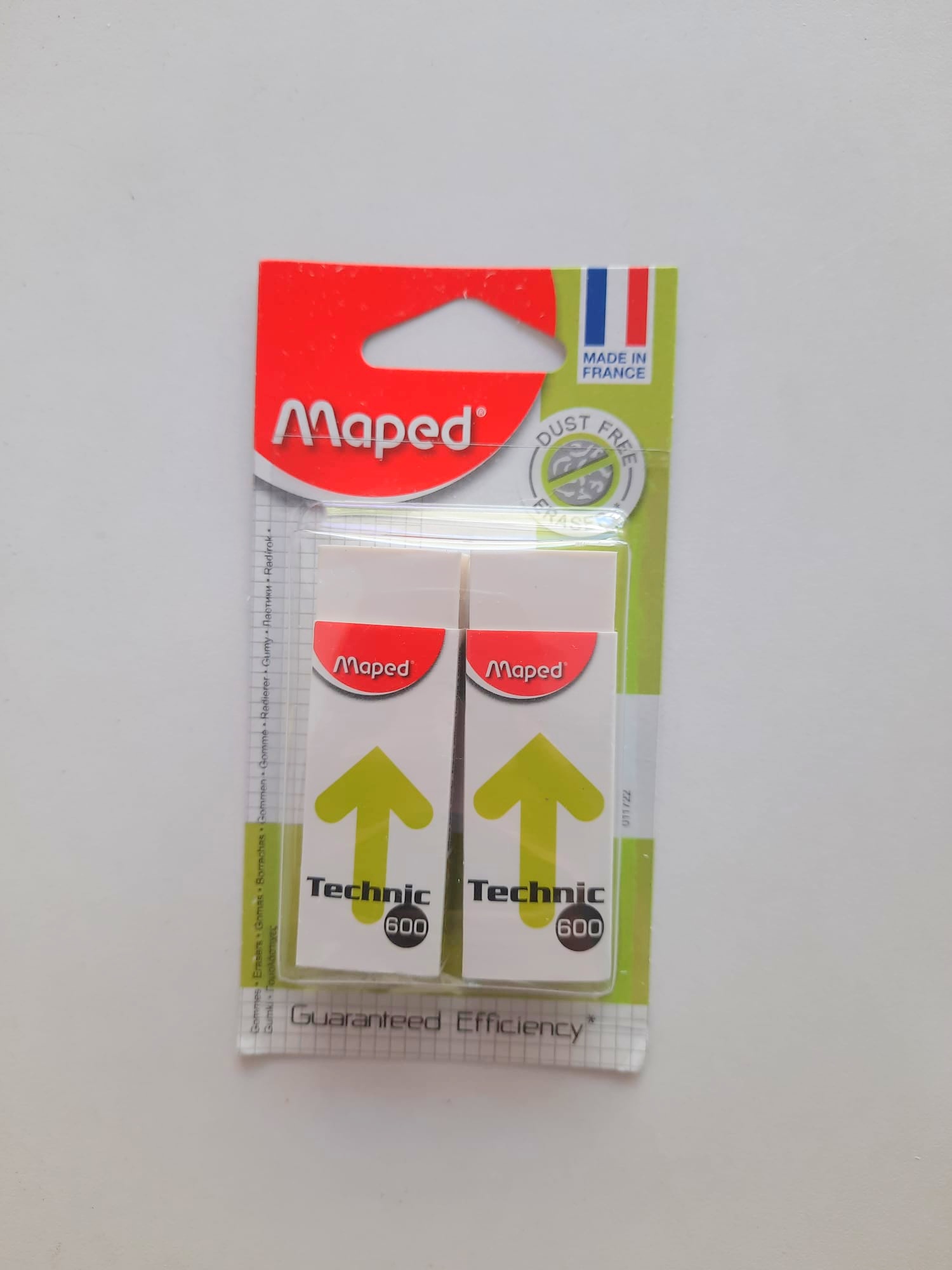 PACK 2 BORRACHAS MAPED TECHNIC 600