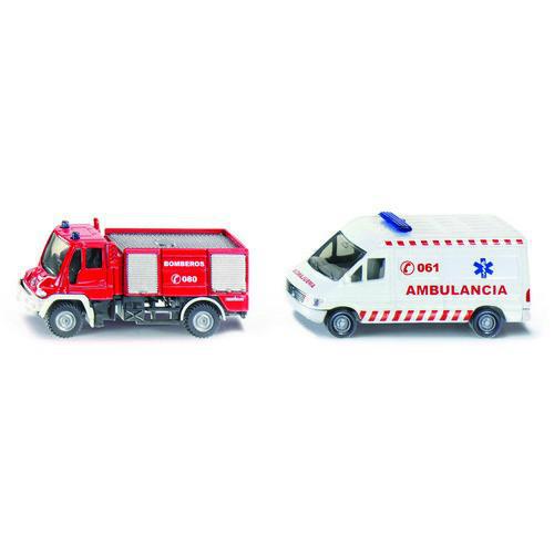 Bombeiros e Ambulancia