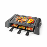 GRELHADOR RACLETTE | 6 ESPÁTULAS| TEMPO AJUSTÁVEL| ANTIADERENTE 