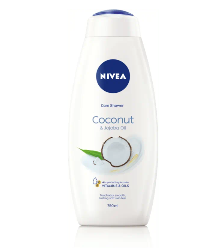 NIVEA GEL BANHO 750ML CARE & COCONUT