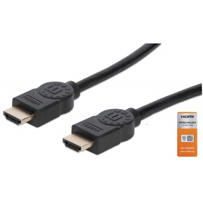 CABO HDMI 3MT (M/M) 4K@60Hz UHD 18 Gbps PRETO MANHATTAN