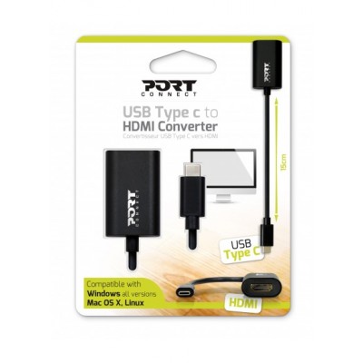ADAPT CONVERSOR PORT DESIGN TYPE C TO HDMI