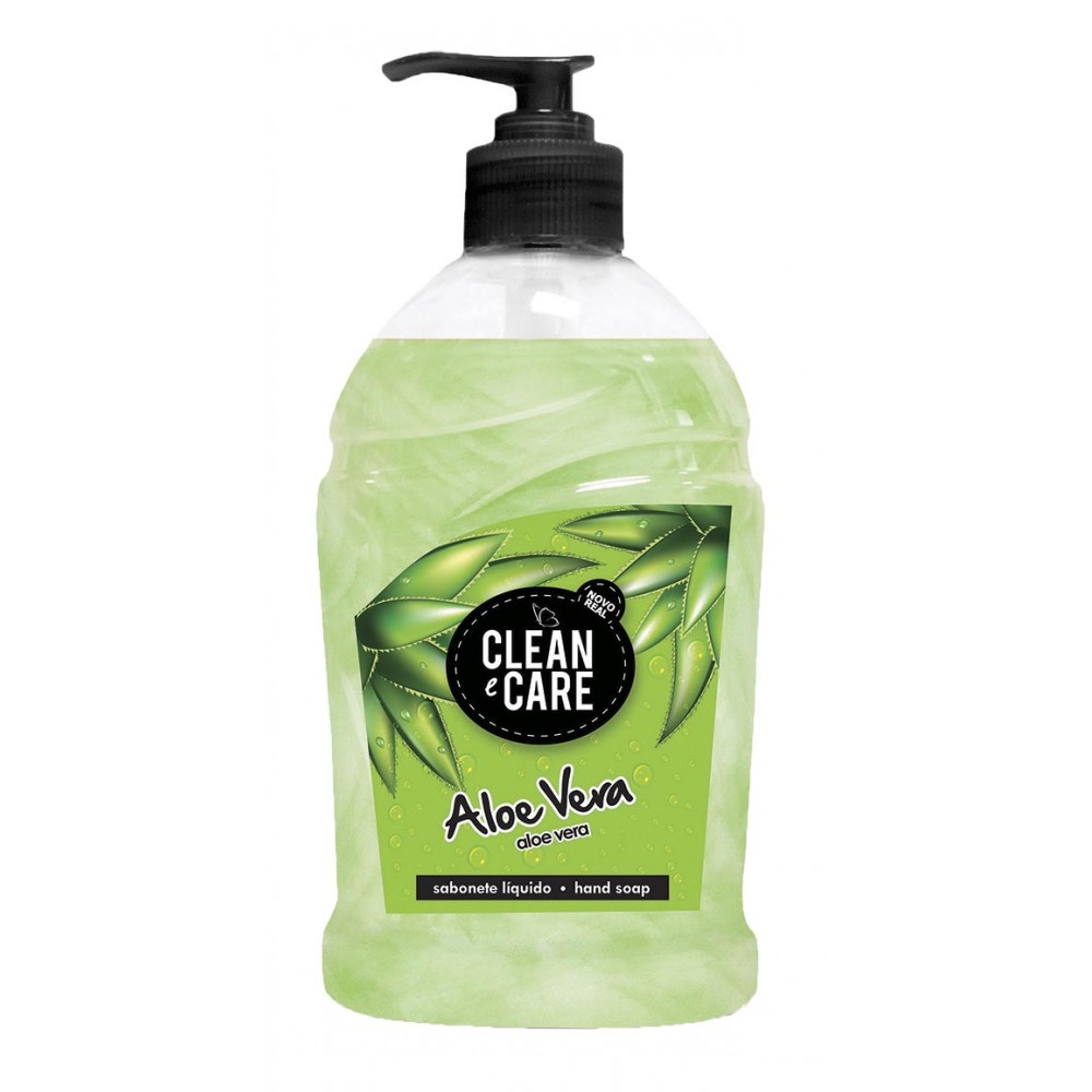 SABONETE LIQUIDO ALOÉ VERA 500ML CLEAN 