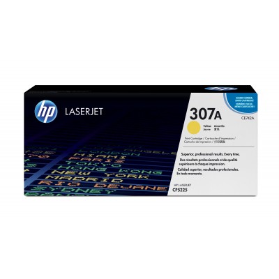 TONER HP CE742A CP5225 AMARELO