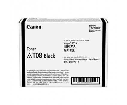 TONER T08 BLACK CARTR. 11.000p@5% /MF X1238i CANON