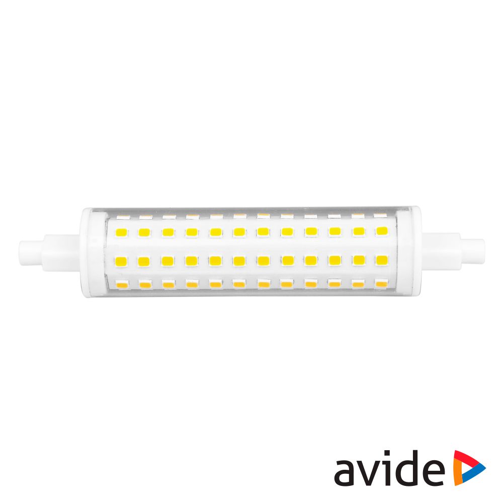 Lampada led  R7S 10W 230V dimável 118mm 4000K AVIDE