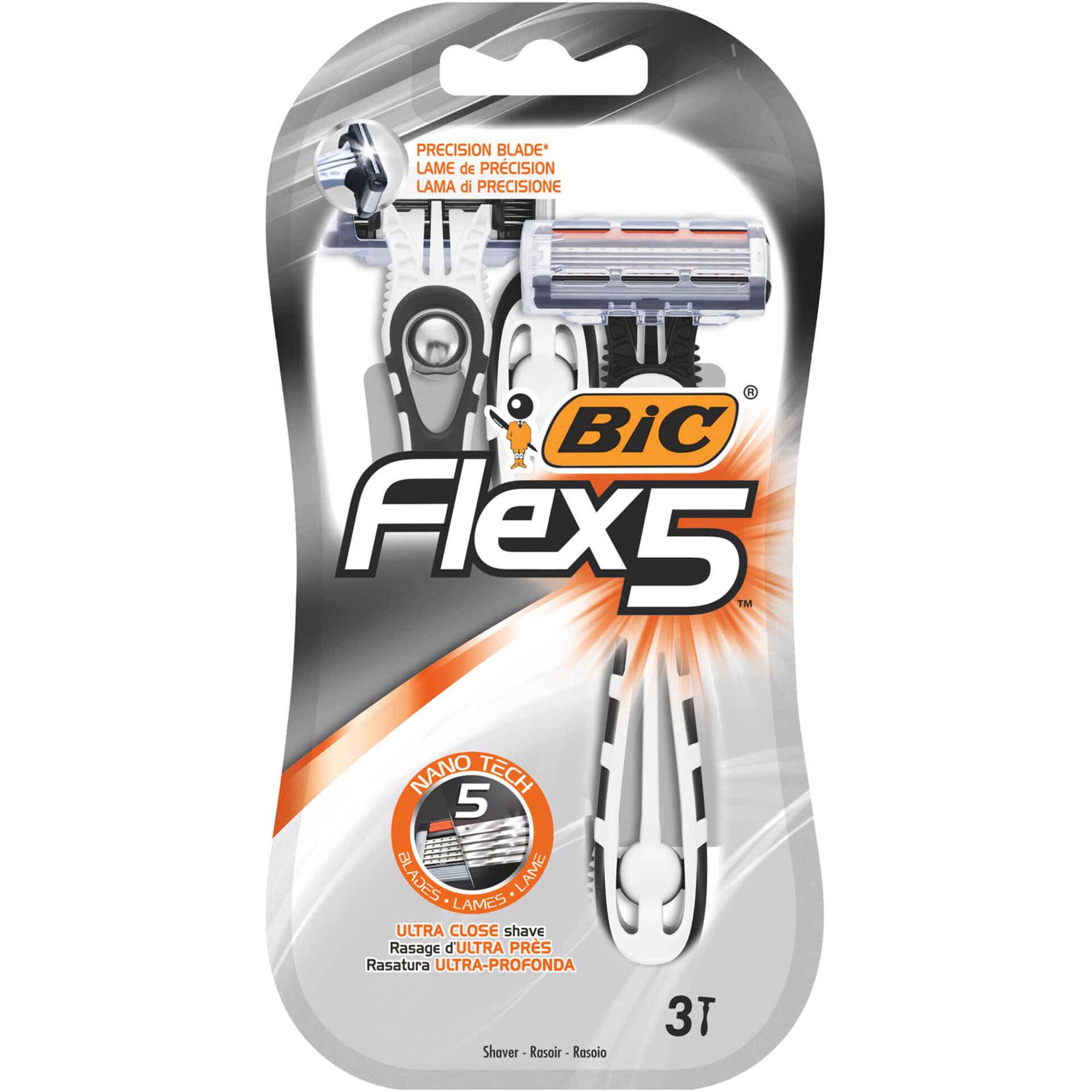 GILETE DESCARTÁVEL FLEX 5 BIC