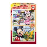 2X SUPER PUZZLE 25 MADEIRA MICKEY AND FRIENDS