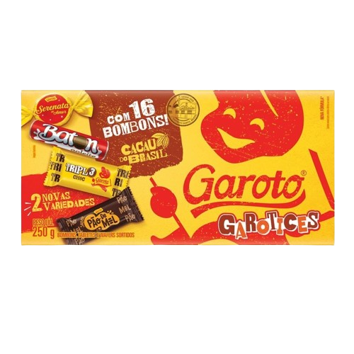 BOMBONS SORTIGO GAROTO 250G