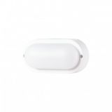 Plafon led oval teto IP54 "Harlow" 9W 900Lm branco natural