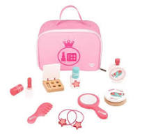 TOOKY TOY WOODEN MAKEUP PLAY SET PINK 11 PCS