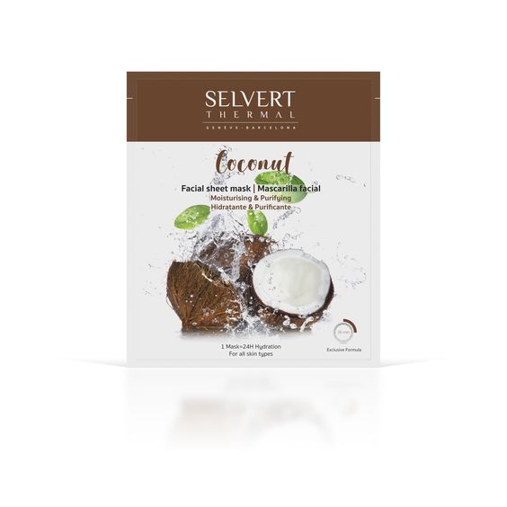 Facial Sheet Mask SELVERT Coconut