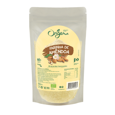 FARINHA DE AMÊNDOA ORIGENS BIO 400G