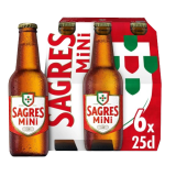 CERVEJA SAGRES MINI TP 6X250ML